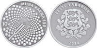 Estland 10 Euro 150. Geburtstag von Miina Härma -