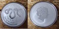 Australien 8 Dollar 2013 Jahr der Schlange Lunar-Serie II 5 Unzen Silber  235,00 EUR  Excl. 7,50 EUR Verzending