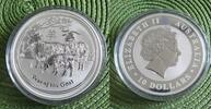 8 Dollar 2015 Australien Jahr der Ziege Lunar-Serie II  5 Unzen Silber 