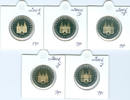 Bundesrepublik Deutschland 5 x 2 Euro Holstentor -