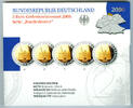 Bundesrepublik Deutschland 5 x 2 Euro Gedenkmünzenset - Holstentor -