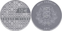 Estland 10 Euro 150. Geburtstag von Eduard Vilde -