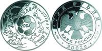 Russland 3 Rubel Fussball-Weltmeisterschaft 2002 in Japan und Korea -