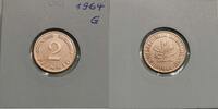 Bundesrepublik Deutschland 2 Pfennig Nur 368 Stück! -