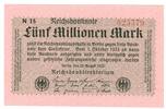 Deutsches Reich 5 Millionen Mark Reichsbanknote Ro.104c -