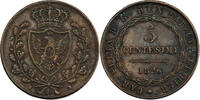 Italie 5 Centesimi 1826 Italie Sardaigne Carlo Felice 5 Centesimi 1826 ss+ 35,00 EUR  Excl. 5,00 EUR Verzending