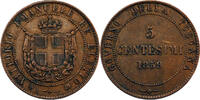 Italie 5 Centesimi 1859 Italie Toscane Vittorio Emanuele II 5 Centesimi ... 30,00 EUR  Excl. 5,00 EUR Verzending