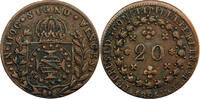 Brésil 20 Reis Brésil Pedro I 20 Reis 1825 Bahia -