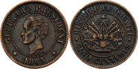 Haïti 5 Centimes 1863 Haïti Geffrard 5 Centimes 1863 Heaton vz+ 40,00 EUR  Excl. 5,00 EUR Verzending