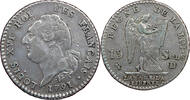Constitution Louis XVI 15 sols FRANÇAIS au génie 1791 Lyon -