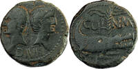 Provincial romain Auguste et Agrippa As 20 BC-14 AD Nemausus - Nîmes Provincial romain -