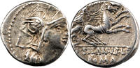 République romaine D. Junius Silanus Denier 91 BC Rome République romaine -