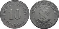 Europa 10 pfennig Notgeld (Emergency money) - Zinc 1917, Kassel, Germany -
