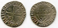 Europa blanc Excellent silver guenar of Charles VI le Bien-Aimé/le Fol (the Well-Belove -