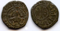 Mittelalter Bronze kardez, Hetoum I , Cilician Armenia - seated king type -