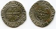 Europa blanc Excellent silver guenar of Charles VI le Bien-Aimé/le Fol (the Well-Belove -