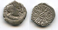 Mittelalter drachm Silver of King Rudrasena III (270-300 SE / 348-378 AD), dated = 37 -