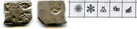 Mittelalter drachm Silver of Emperor Samprati (ca.216-207 BC), Mauryan Empire, India (G/H#57 -