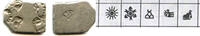 Mittelalter AR drachm of Emperor Samprati (ca.216-207 BC), Mauryan Empire, India (G/H#574) -