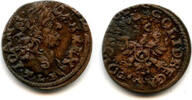 Europa solidus Copper 1665, Johann II Casimir (1648-1668), Poland (KM #110) -