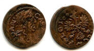 Europa solidus Rare date! Nice copper (schilling or szelag) dated 1662, Johann II Casim -