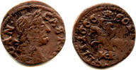 Europa solidus Nice copper (schilling or szelag) dated 1666, Johann II Casimir (1648-16 -