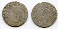 Europa 1/5 thaler Large silver 6-groschen ( ) of Sigismund III (1587-1632), 1624, Polish -