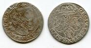 Europa 1/5 thaler Large silver 6-groschen ( ) of Sigismund III (1587-1632), 1625, Polish -