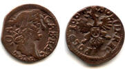 Europa solidus Nice copper (schilling or szelag) dated 1664, Johann II Casimir (1648-16 -