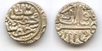 Mittelalter High grade AR tanka of Muzzafar II (1511-25), 1525, Mustafabad, Gujarat, India ( -