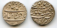 Mittelalter rupee Silver of Mohamed Shah , RY12, Kora, Mughal Empire, India -