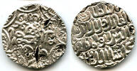 Mittelalter Silver tanka of Jalal ud-Din Muhammad Shah (818-836 AH/1415-1432 AD), NM (Sunarg -