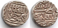 Mittelalter Light (64 ratti) silver tanka of Nasir al-Din Mahmud Shah I , Mustafa -