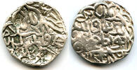 Mittelalter Silver tanka of Jalal ud-Din Muhammad Shah (818-836 AH/1415-1432 AD), Firuzabad -