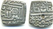 Mittelalter Scarce square silver 1/8th tanka of Ghiyas Shah , Malwa Sultanate -