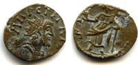 Antike antoninianus Neat ancient barbarous (AE12) of Tetricus (minted ca.270-280 AD), h -