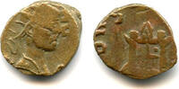 Antike Barbarous CONSECRATIO radiate (AE13) of Claudius II, minted ca.270-280 AD, Frenc -