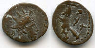 Antike antoninianus Very neat ancient PAX barbarous of Tetricus (minted ca.270-280 AD), -