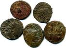 Antike Lot of 5 good quality ancient barbarous antoniniani (radiates), minted in 270's -