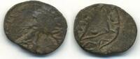 Antike Bronze barbarous radiate - rare left-facing type, imitating Claudius II (268-270 -