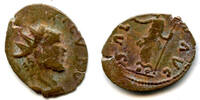 Antike antoninianus Ancient barbarous of Tetricus, minted ca.270-280 AD, hybrid PAX/SAL -