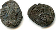 Antike antoninianus Ancient barbarous of Tetricus, ca.270-280 AD, Roman Gaul -