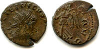Antike antoninianus Ancient barbarous VICTORIA of Tetricus, ca.270-280 AD, Roman Gaul -