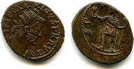 Antike Rare barbarous radiate, SPES/VIRTVS hybrid, ca.270-280 AD, Roman Gaul -