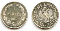 Europa 1 markka Silver Nicholas II (1894-1917), 1917, Finland under Russian Empire -