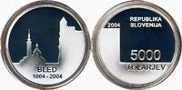 Slovenia 5000 Tolar Town Bled -