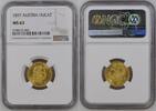 AUSTRIA 1 DUCAT 1897 Franz Joseph I NGC MS 63