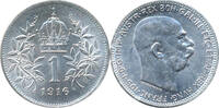 Austria 1 Corona 1916 Franz Joseph I BU