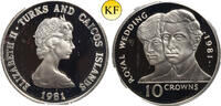Turks and Caicos Islands 10 Crowns 1981 Wedding of Prince Charles and La... 45,00 EUR  Excl. 14,00 EUR Verzending