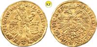 Heiliges Römisches Reich Rudolf II., 1576-1612; Böhmen-Prag, Mm. Lazar und Susanna Ercker Dukat 1594 f.vz